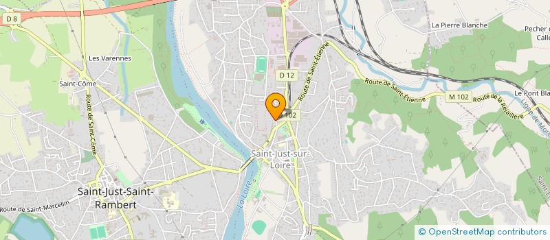 localisation de l'entreprise MONSIEUR BERTRAND GUIRONNET  SAINT-JUST-SAINT-RAMBERT