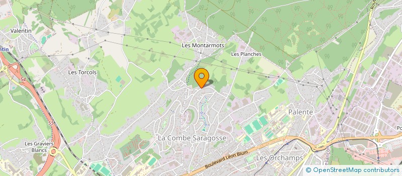 localisation de l'entreprise MONSIEUR BERTRAND GWOUBA SOP KAMGANG  BESANCON