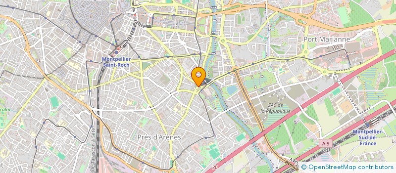 localisation de l'entreprise MONSIEUR BERTRAND HANSLIK à MONTPELLIER