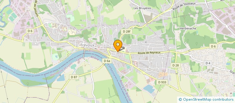 localisation de l'entreprise MONSIEUR BERTRAND HAOUY à TREVOUX