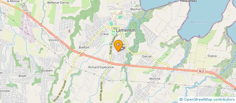 localisation de l'entreprise MONSIEUR BERTRAND HARAL  LAMENTIN