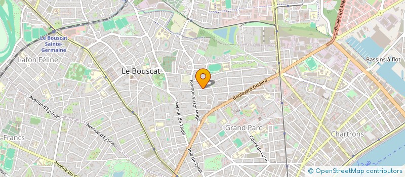 localisation de l'entreprise MONSIEUR BERTRAND HAZERA à LE BOUSCAT