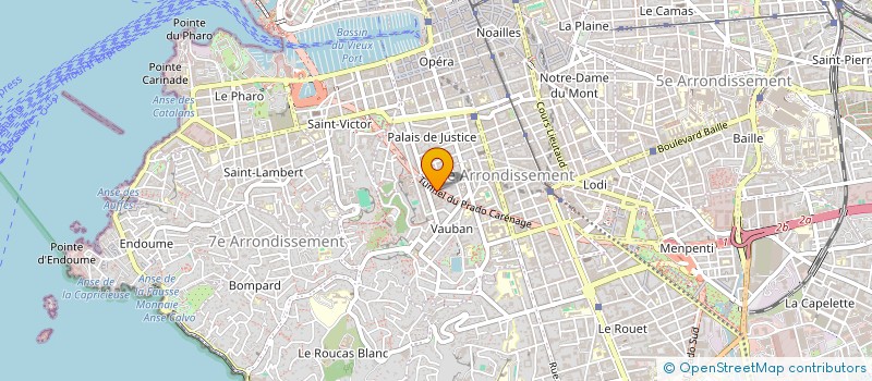 localisation de l'entreprise MONSIEUR BERTRAND HENNET à MARSEILLE