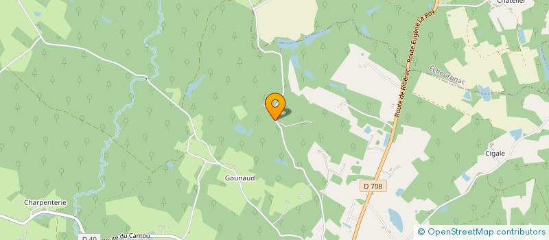 localisation de l'entreprise MONSIEUR BERTRAND HENRI SONGIS  SAINT-BARTHELEMY-DE-BELLEGARDE