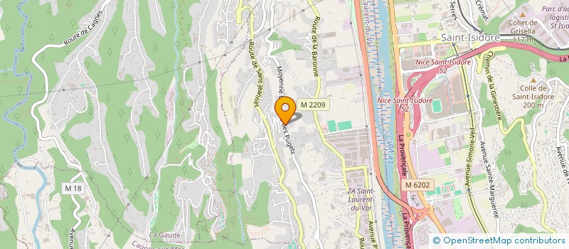 localisation de l'entreprise MONSIEUR BERTRAND HER  SAINT-LAURENT-DU-VAR