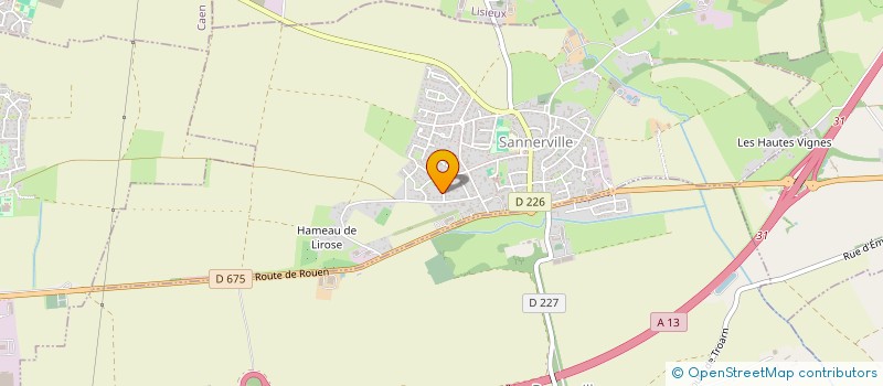 localisation de l'entreprise MONSIEUR BERTRAND HEUDRON à SANNERVILLE
