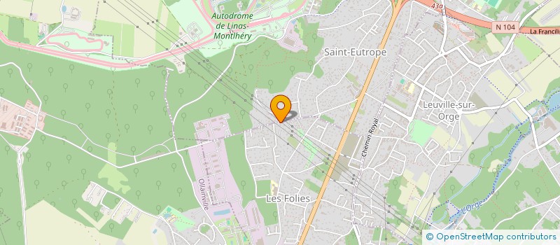 localisation de l'entreprise MONSIEUR BERTRAND HEUGUES à SAINT-GERMAIN-LES-ARPAJON