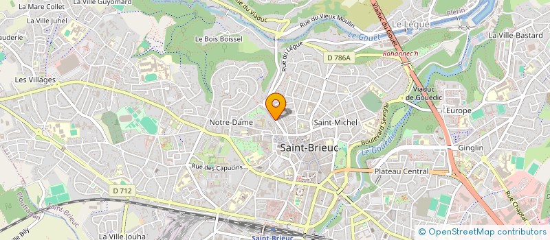 localisation de l'entreprise MONSIEUR BERTRAND HOFFMANN à SAINT-BRIEUC