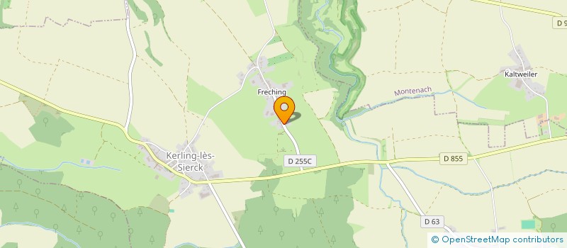 localisation de l'entreprise MONSIEUR BERTRAND HOFFMANN  MALLING