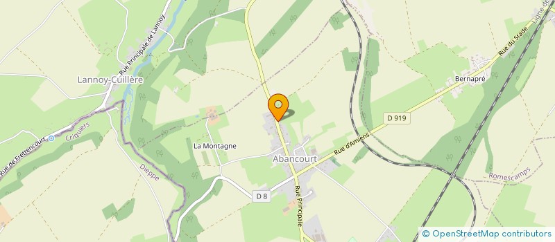 localisation de l'entreprise MONSIEUR BERTRAND HOUBIGAND  ABANCOURT