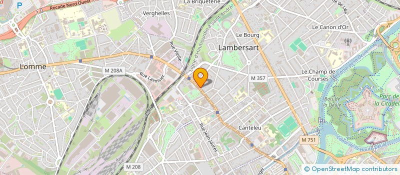 localisation de l'entreprise MONSIEUR BERTRAND HUE à LAMBERSART