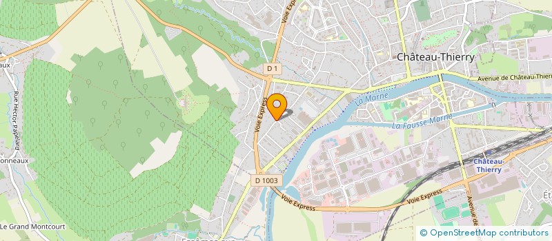 localisation de l'entreprise MONSIEUR BERTRAND HUENTZ  CHATEAU-THIERRY