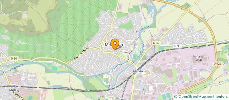 localisation de l'entreprise MONSIEUR BERTRAND HUYARD  ERGERSHEIM