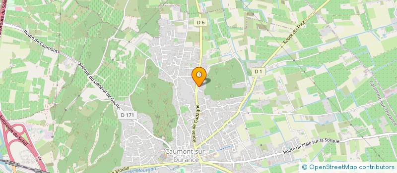 localisation de l'entreprise MONSIEUR BERTRAND ISNARD  CAUMONT-SUR-DURANCE