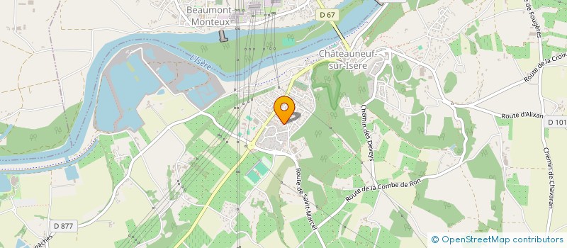 localisation de l'entreprise MONSIEUR BERTRAND ISSARTEL à CHATEAUNEUF-SUR-ISERE