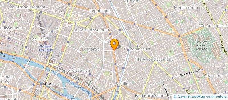 localisation de l'entreprise MONSIEUR BERTRAND JACQUELINET  PARIS