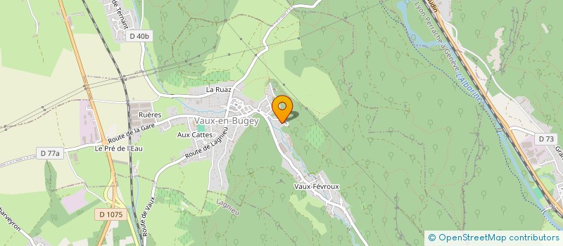 localisation de l'entreprise MONSIEUR BERTRAND JACQUIER à VAUX-EN-BUGEY