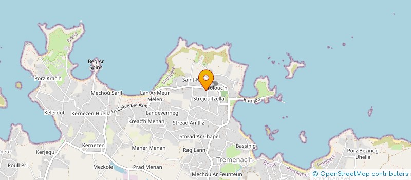 localisation de l'entreprise MONSIEUR BERTRAND JAFFRES  PLOUGUERNEAU