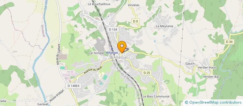 localisation de l'entreprise MONSIEUR BERTRAND JAMMET  ALLASSAC