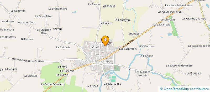 localisation de l'entreprise MONSIEUR BERTRAND JAOUEN  PIRE-CHANCE