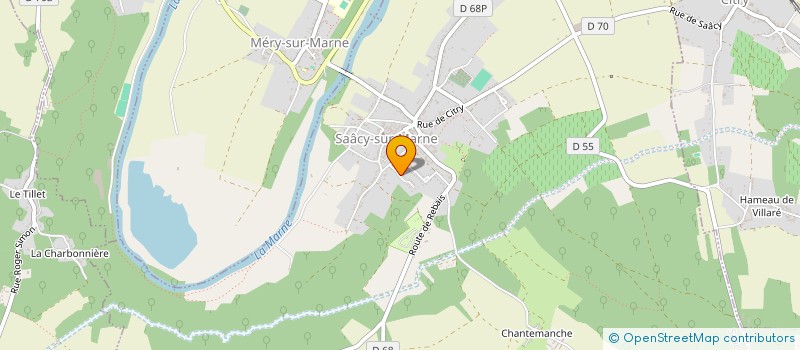 localisation de l'entreprise MONSIEUR BERTRAND JEAN-ERNEST  SAACY-SUR-MARNE
