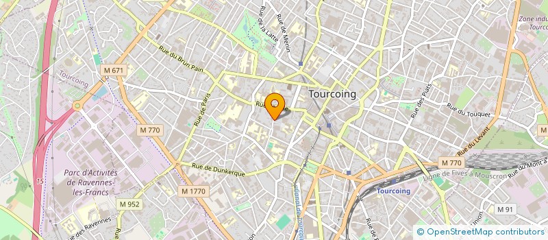 localisation de l'entreprise MONSIEUR BERTRAND JEAN JOSEPH LABORDE  TOURCOING