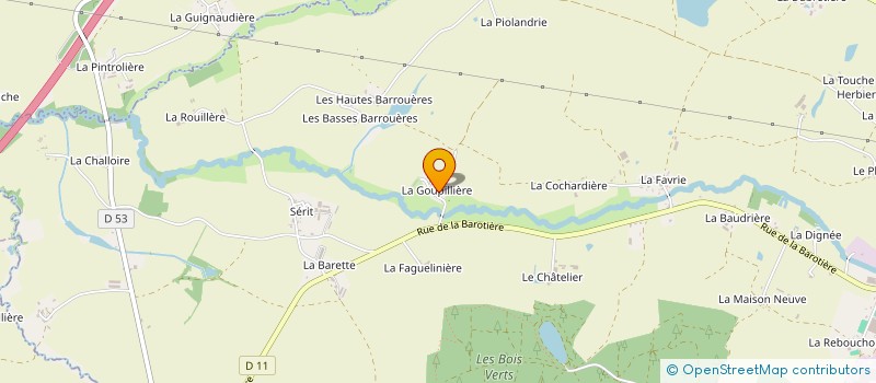 localisation de l'entreprise MONSIEUR BERTRAND JOGUET  LES HERBIERS