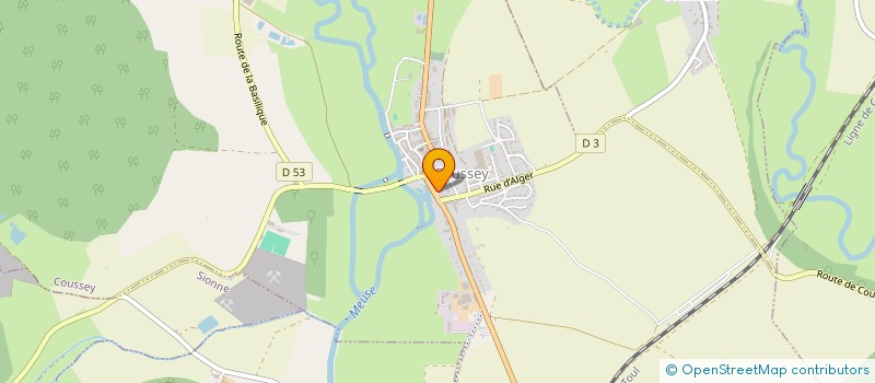 localisation de l'entreprise MONSIEUR BERTRAND JOLY  COUSSEY