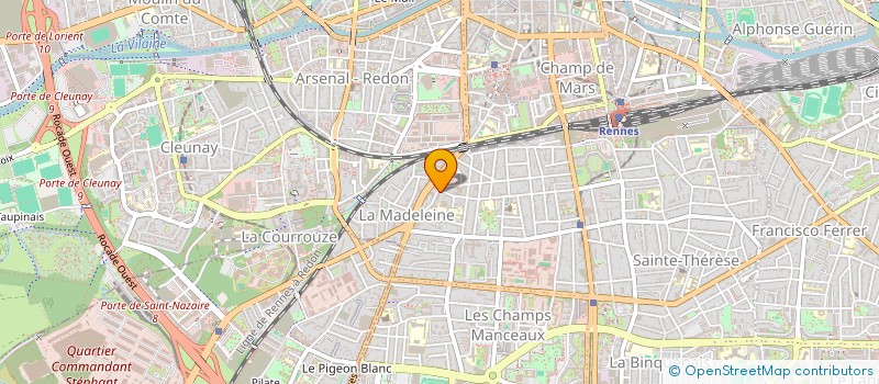 localisation de l'entreprise MONSIEUR BERTRAND JOSSE  RENNES