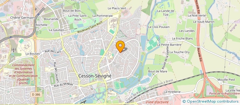 localisation de l'entreprise MONSIEUR BERTRAND JOUANNEAU à CESSON-SEVIGNE