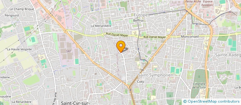localisation de l'entreprise MONSIEUR BERTRAND JOUBERT à TOURS