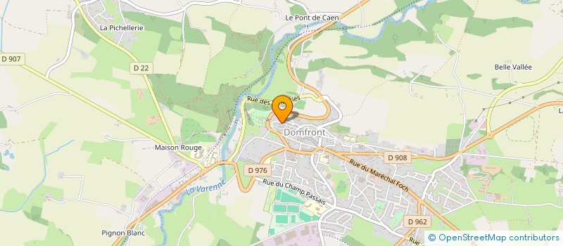localisation de l'entreprise MONSIEUR BERTRAND JOUBIN à DOMFRONT-EN-POIRAIE
