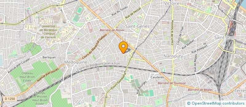 localisation de l'entreprise MONSIEUR BERTRAND JULIEN  TALENCE