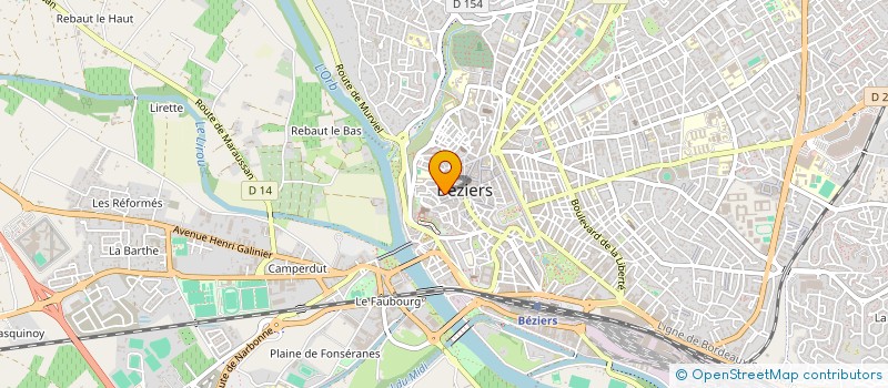 localisation de l'entreprise MONSIEUR BERTRAND KRAEMER à BEZIERS