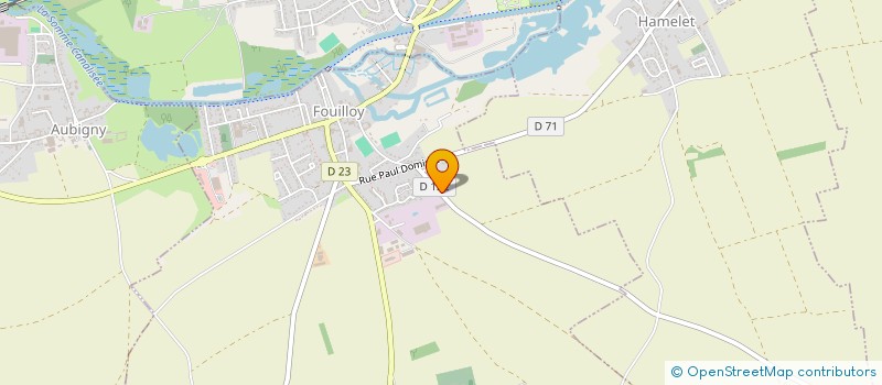 localisation de l'entreprise MONSIEUR BERTRAND KWAPISZ  FOUILLOY