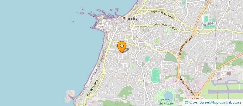 localisation de l'entreprise MONSIEUR BERTRAND LABAT à BIARRITZ