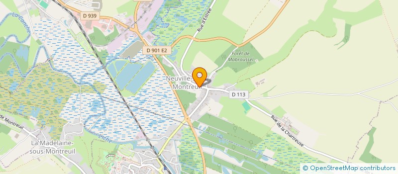 localisation de l'entreprise MONSIEUR BERTRAND LACHERE  NEUVILLE-SOUS-MONTREUIL