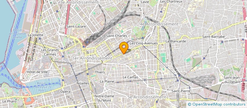 localisation de l'entreprise MONSIEUR BERTRAND LACOMBE à MARSEILLE