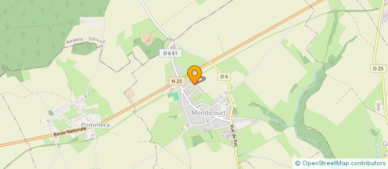 localisation de l'entreprise MONSIEUR BERTRAND LADAN  MONDICOURT