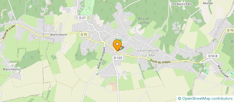 localisation de l'entreprise MONSIEUR BERTRAND LAFFILLE  VARENGEVILLE-SUR-MER