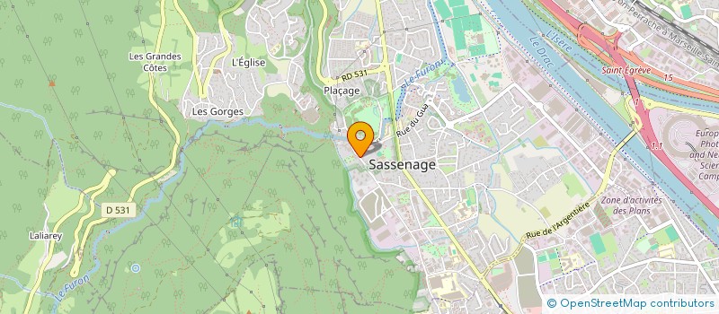 localisation de l'entreprise MONSIEUR BERTRAND LAGRANGE à SASSENAGE