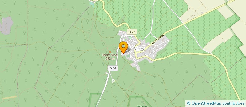 localisation de l'entreprise MONSIEUR BERTRAND LALLEMENT  VERZY