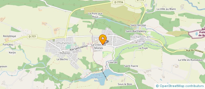 localisation de l'entreprise MONSIEUR BERTRAND LAMART  ROCHEFORT-EN-TERRE