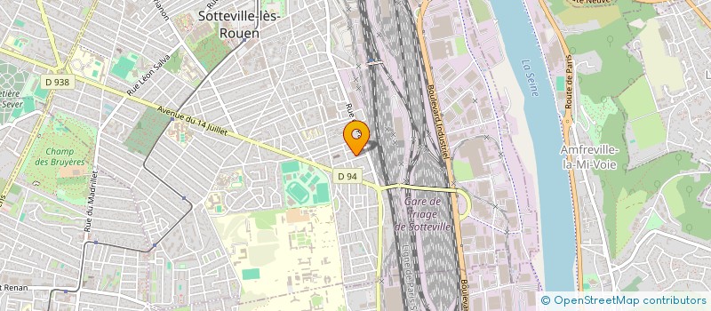 localisation de l'entreprise MONSIEUR BERTRAND LANGLOIS  SOTTEVILLE-LES-ROUEN