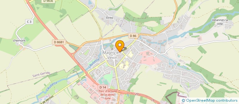 localisation de l'entreprise MONSIEUR BERTRAND LANGUET à MAGNY-EN-VEXIN