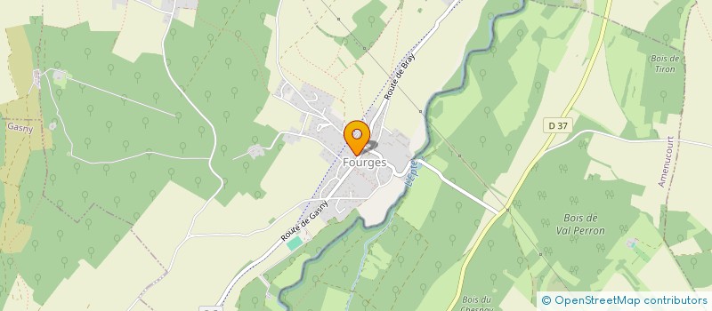 localisation de l'entreprise MONSIEUR BERTRAND LANGUET  VEXIN-SUR-EPTE