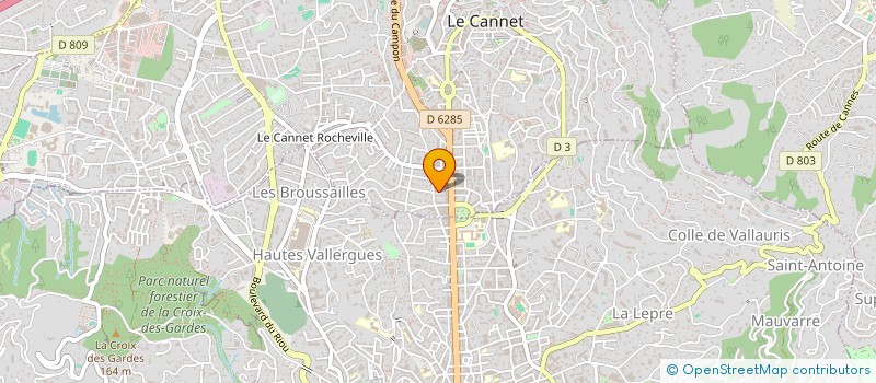 localisation de l'entreprise MONSIEUR BERTRAND LANTENOIS à LE CANNET