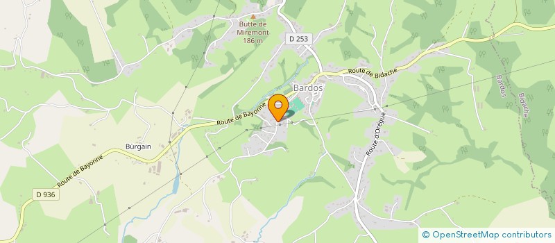 localisation de l'entreprise MONSIEUR BERTRAND LAPLUME  BARDOS