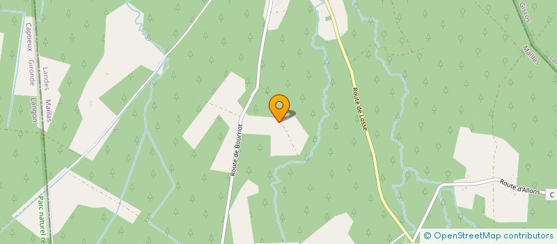 localisation de l'entreprise MONSIEUR BERTRAND LARTIGUE  MAILLAS