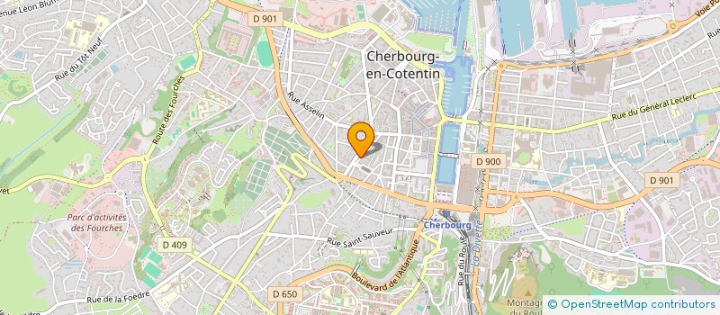 localisation de l'entreprise MONSIEUR BERTRAND LARUE  CHERBOURG-EN-COTENTIN